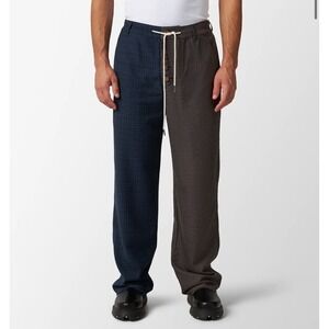 Fried Rice New York Two Tone Split Plaid Trousers Men's size  XXL NWT $370